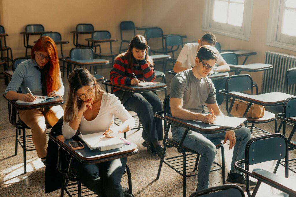 Aula del corso per aprire un call center
